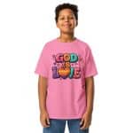 Youth classic tee - God Is Love - Image 7
