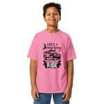 Youth classic tee - Life Is A Journey - Image 4