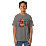Youth classic tee - God Is Love - Image 5