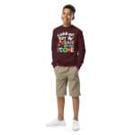 Youth crewneck sweatshirt - Watch out First Grade - Image 4