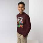 Youth crewneck sweatshirt - Watch out First Grade - Image 10