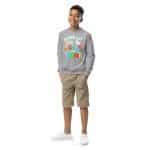 Youth crewneck sweatshirt - Watch out First Grade - Image 7