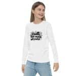 Youth long sleeve tee -  Chaos But Make It Cute - Image 9